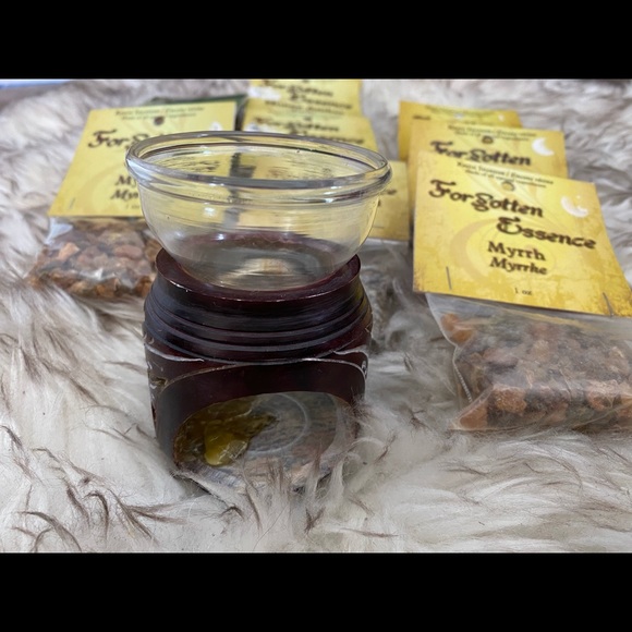 Resin and Incense Kit with Soapstone Candle Burner Kheops Brand - Picture 6 of 6